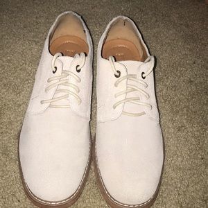 Taupe suede Tommy Hilfiger shoes